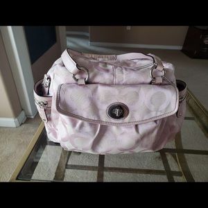 Coach baby bag